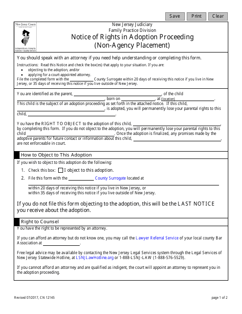 Form 12145  Printable Pdf