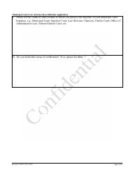 Form CN:12360 Municipal Court Law Attorney Recertification Application - New Jersey, Page 4