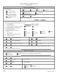 Form CB-2 Fatal/Serious Accident Report - New Jersey, Page 2