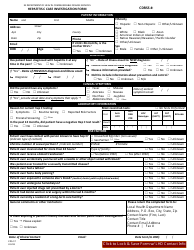 Document preview: Form CDS-17 Hepatitis C Case Investigation Form - New Jersey