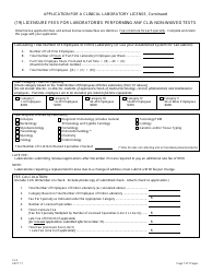Form CL-3 Application for a Clinical Laboratory License (Clia Non-waived Tests/Onsite Testing Only) - New Jersey, Page 7