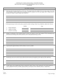 Form CN-19 Certificate of Need Application - Expedited Review for Facilities and Services Identified at N.j.a.c. 8:33-5.1(A) - New Jersey, Page 5
