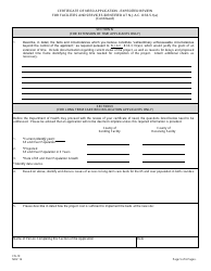 Form CN-19 Certificate of Need Application - Expedited Review for Facilities and Services Identified at N.j.a.c. 8:33-5.1(A) - New Jersey, Page 7