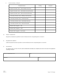 Form CN-3 Schedule A, B Application for Certificate of Need for Hospital-Related Projects - New Jersey, Page 23