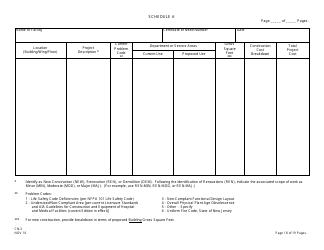 Form CN-3 Schedule A, B Application for Certificate of Need for Hospital-Related Projects - New Jersey, Page 24