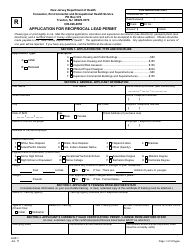 Form EHS-1 Application for Reciprocal Lead Permit - New Jersey, Page 3