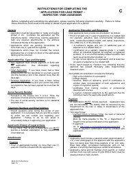 Document preview: Form EHS-24 Application for Lead Permit Inspector/Risk Assessor - New Jersey