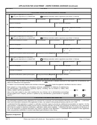 Form EHS-24 Application for Lead Permit Inspector/Risk Assessor - New Jersey, Page 3