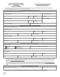 Document preview: Form IMM-52 Yellow Fever Vaccine Program Change Notification - New Jersey