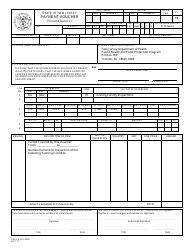 Document preview: Form PHSS-5 Payment Voucher (Vendor Invoice) - New Jersey