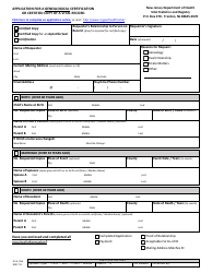 Document preview: Form REG-28A Application for a Genealogical Certification or Certified Copy of a Vital Record - New Jersey