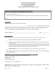 Form REG-L2 Request Form and Attestation to Amend Sex Designation to Reflect Gender Identity on a Birth Certificate - Adult - New Jersey, Page 2