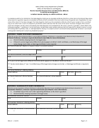 Form REG-L3 &quot;Parent/ Guardian Request Form and Attestation to Amend Sex Designation to Reflect Gender Identity on a Birth Certificate - Minor&quot; - New Jersey