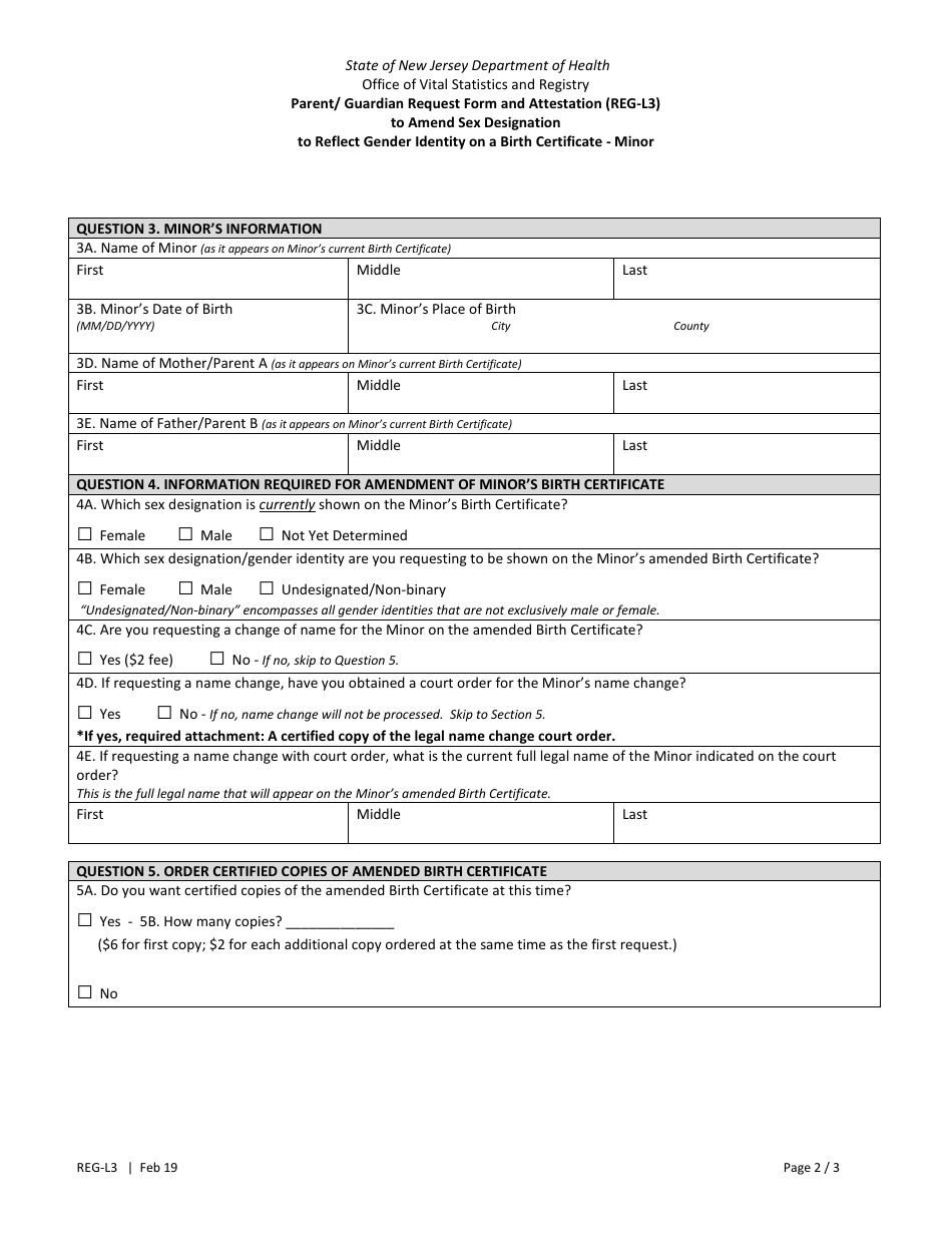 Form Reg L3 Fill Out Sign Online And Download Printable Pdf New Jersey Templateroller 4996