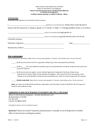 Form REG-L3 Parent/ Guardian Request Form and Attestation to Amend Sex Designation to Reflect Gender Identity on a Birth Certificate - Minor - New Jersey, Page 3