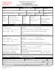 Document preview: Form STD-11 Std Case Report Form - New Jersey