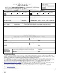 Document preview: Form WIC-32 Wic Services/Fmnp-Sfmnp/Csfp Complaint Report - New Jersey
