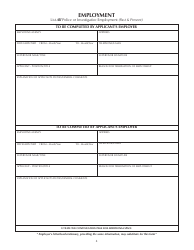 Form SP-171 Application for Private Detective License - New Jersey, Page 4