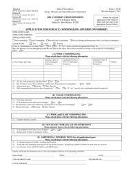 Form C-107-B &quot;Application for Surface Commingling (Diverse Ownership)&quot; - New Mexico