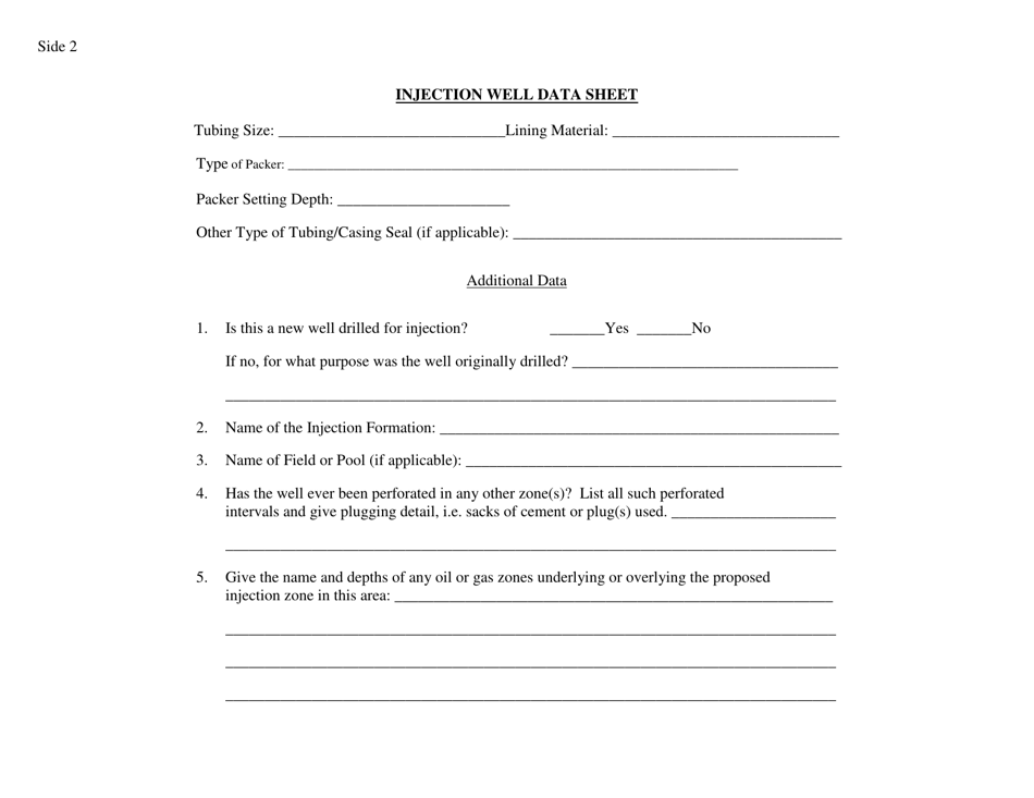 Form C-108 Application for Authorization to Inject - New Mexico, Page 4