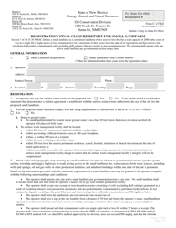 Document preview: Form C-137 EZ Registration/ Final Closure Report for Small Landfarm - New Mexico