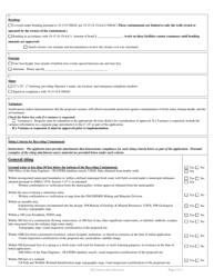 Form C-147 &quot;Permit or Registration for Recycling and Re-use of Produced Water, Drilling Fluids and Liquid Oil Field Waste (Including Recycling Containment)&quot; - New Mexico, Page 2