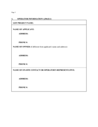 Subpart 3 Minimal Impact New Mining Permit Application - New Mexico, Page 3