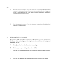 Subpart 3 Minimal Impact New Mining Permit Application - New Mexico, Page 9