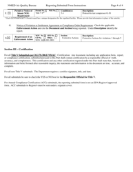 Instructions for Reporting Submittal Form - New Mexico, Page 4