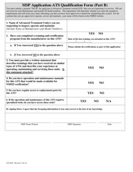 Form LW-904C Maintenance Service Provider Application Form - New Mexico, Page 2