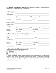 Ground Water Discharge Permit Application - New Mexico, Page 5