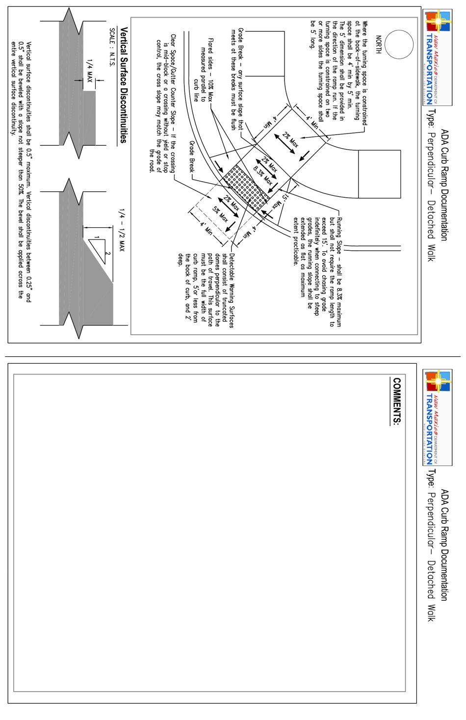 Ada Curb Ramp Documentation - New Mexico, Page 10