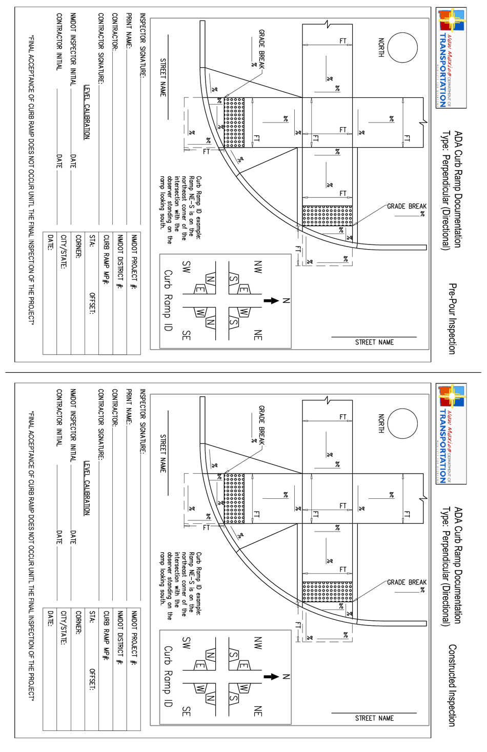 Ada Curb Ramp Documentation - New Mexico, Page 15