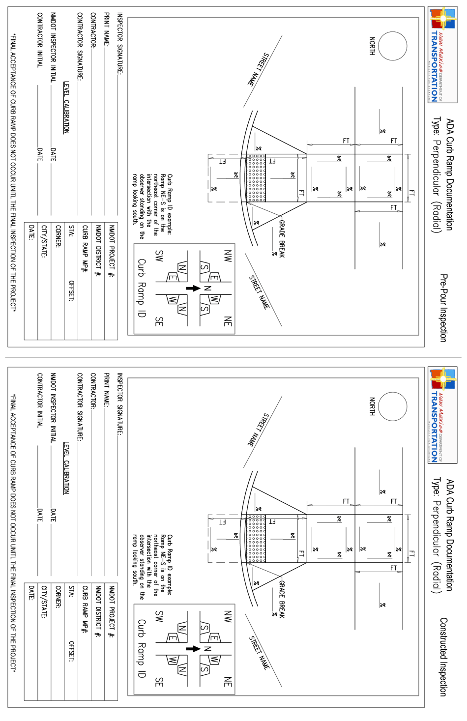 Ada Curb Ramp Documentation - New Mexico, Page 17