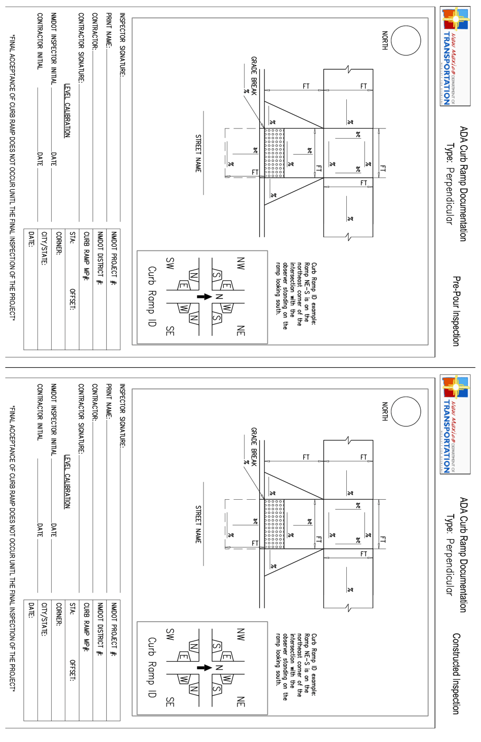 Ada Curb Ramp Documentation - New Mexico, Page 19