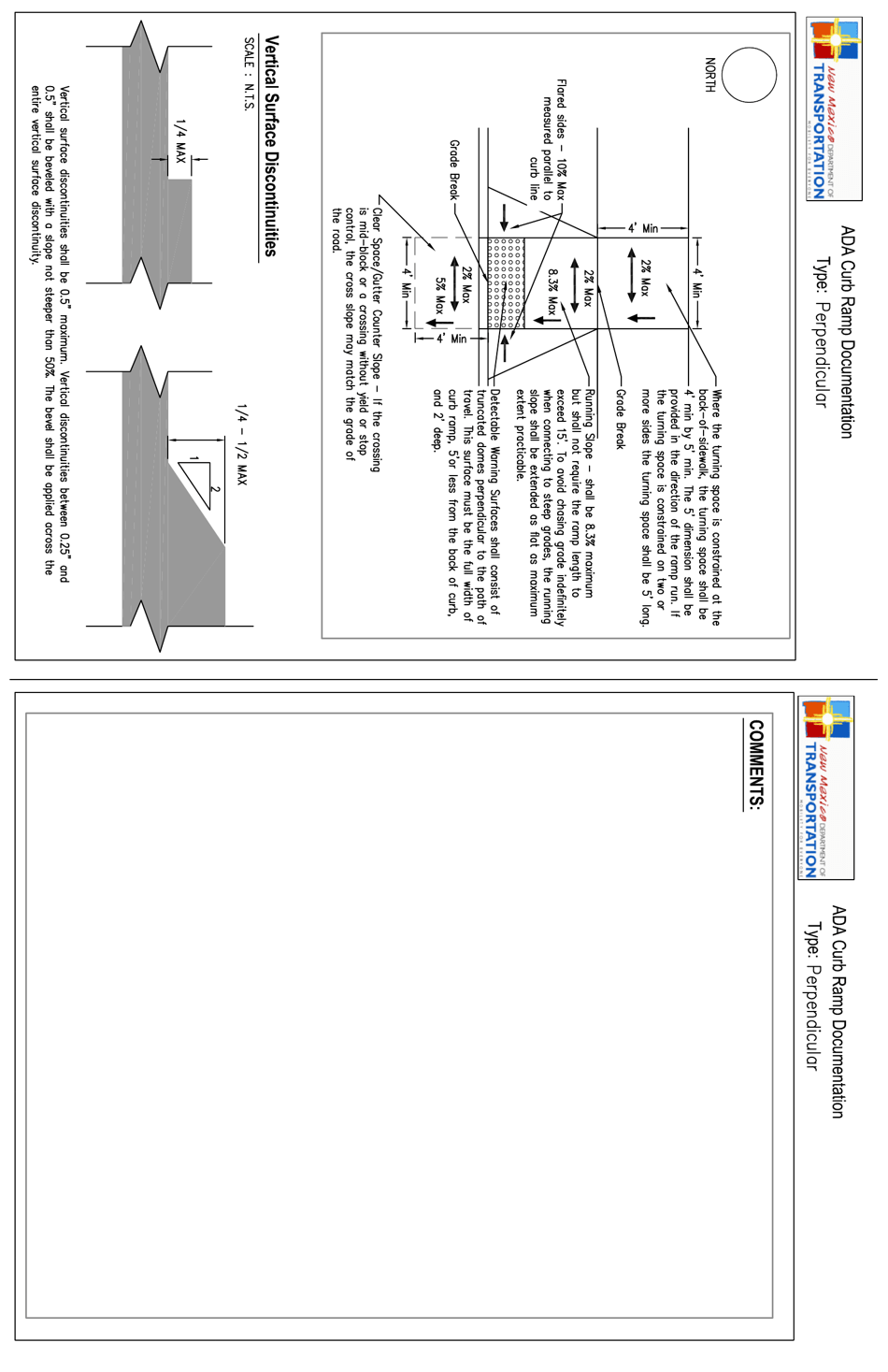 Ada Curb Ramp Documentation - New Mexico, Page 20