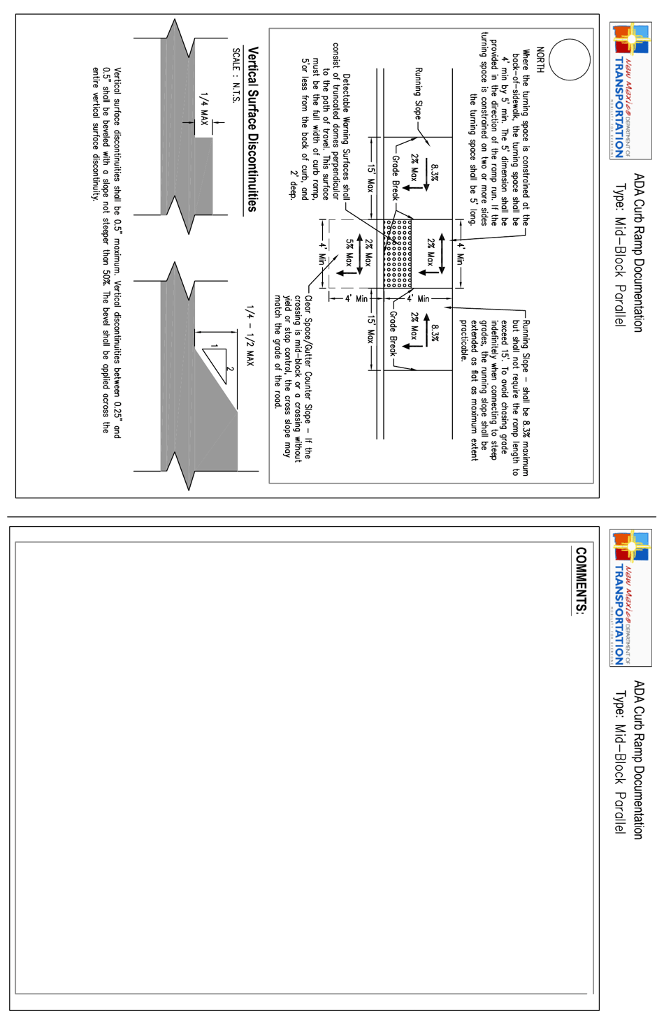 Ada Curb Ramp Documentation - New Mexico, Page 4