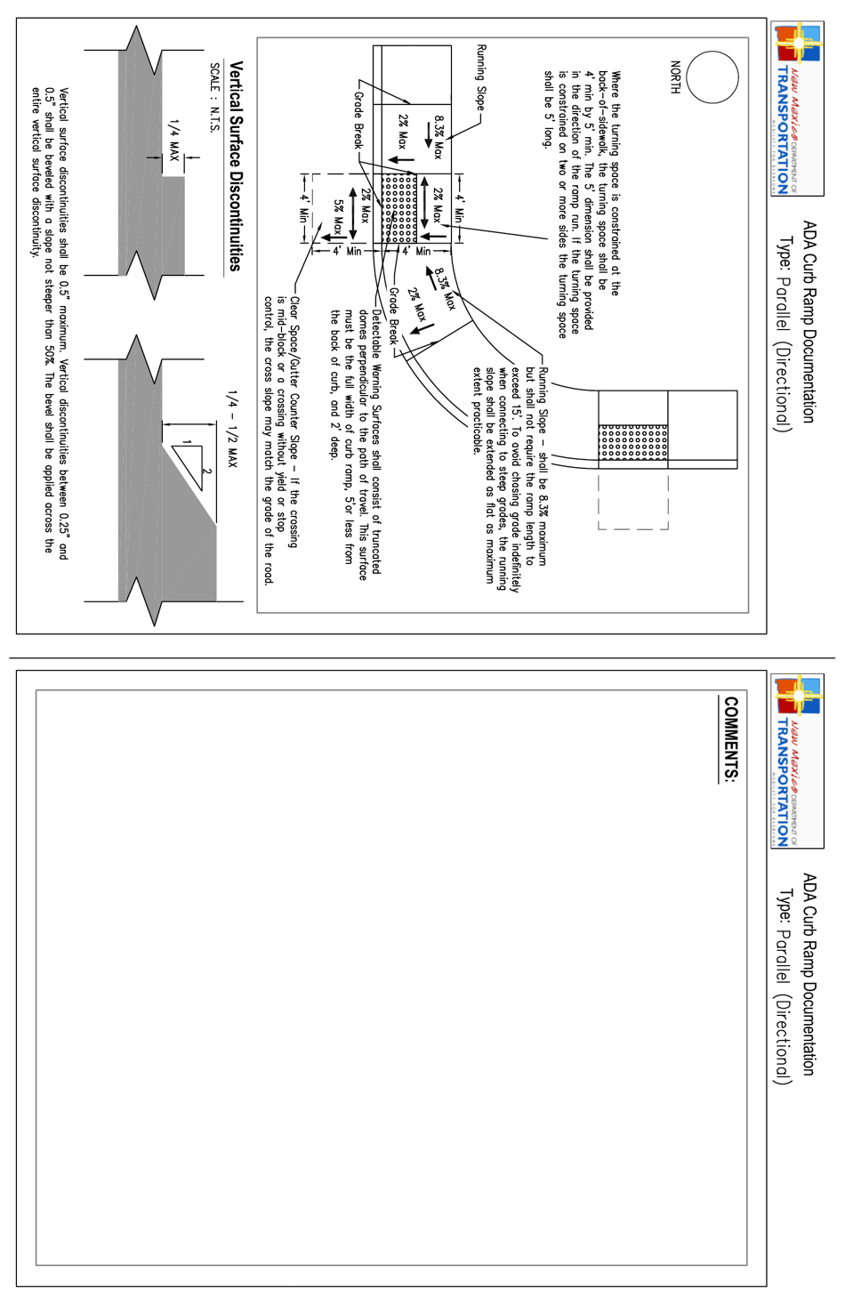 Ada Curb Ramp Documentation - New Mexico, Page 6
