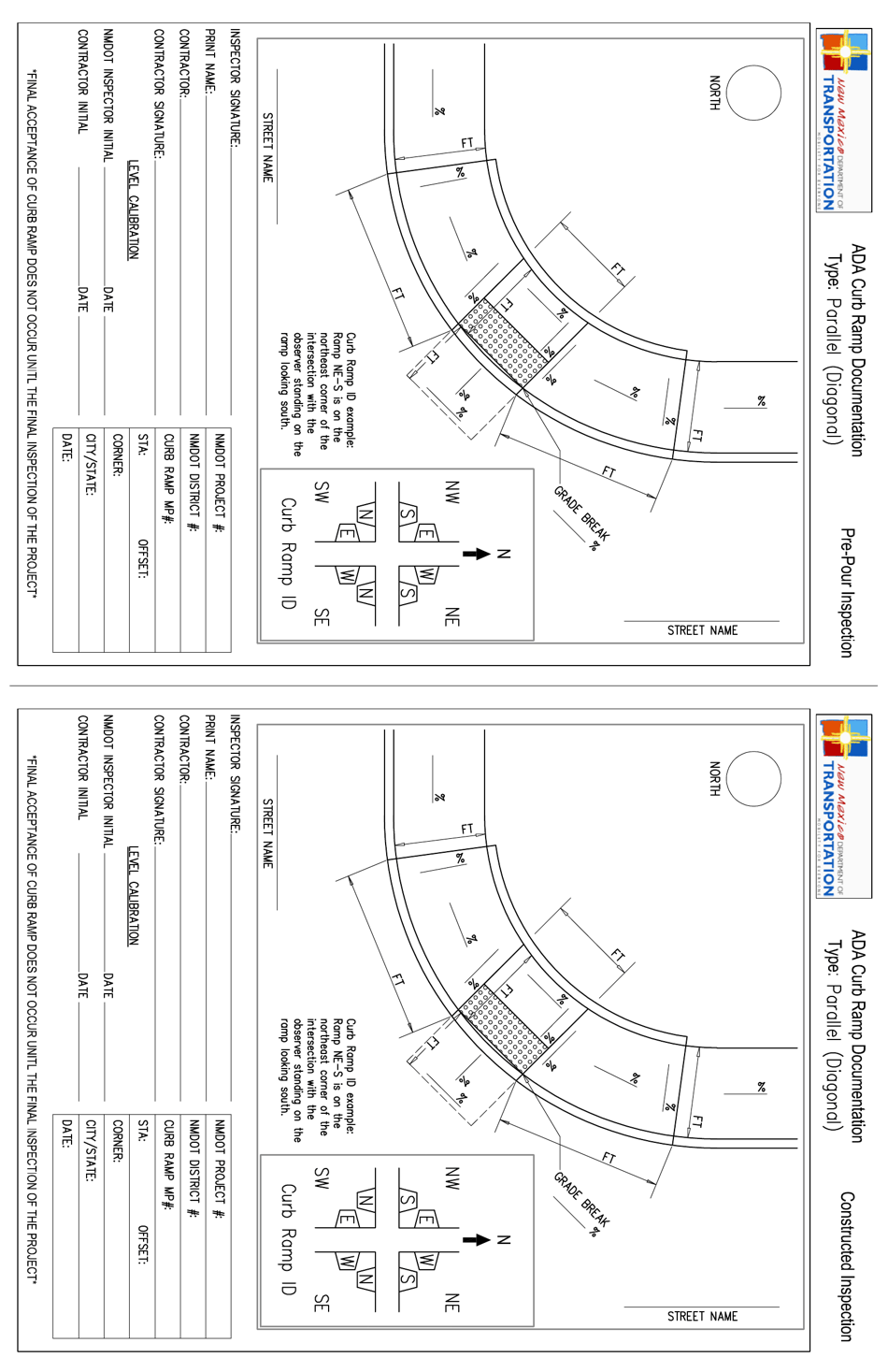 Ada Curb Ramp Documentation - New Mexico, Page 7