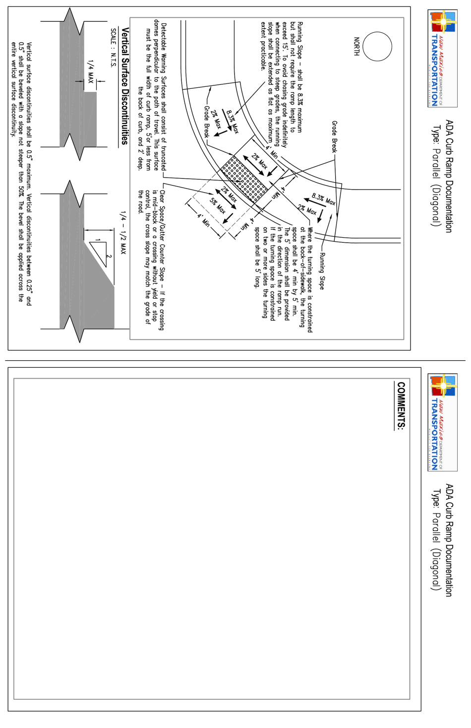 Ada Curb Ramp Documentation - New Mexico, Page 8