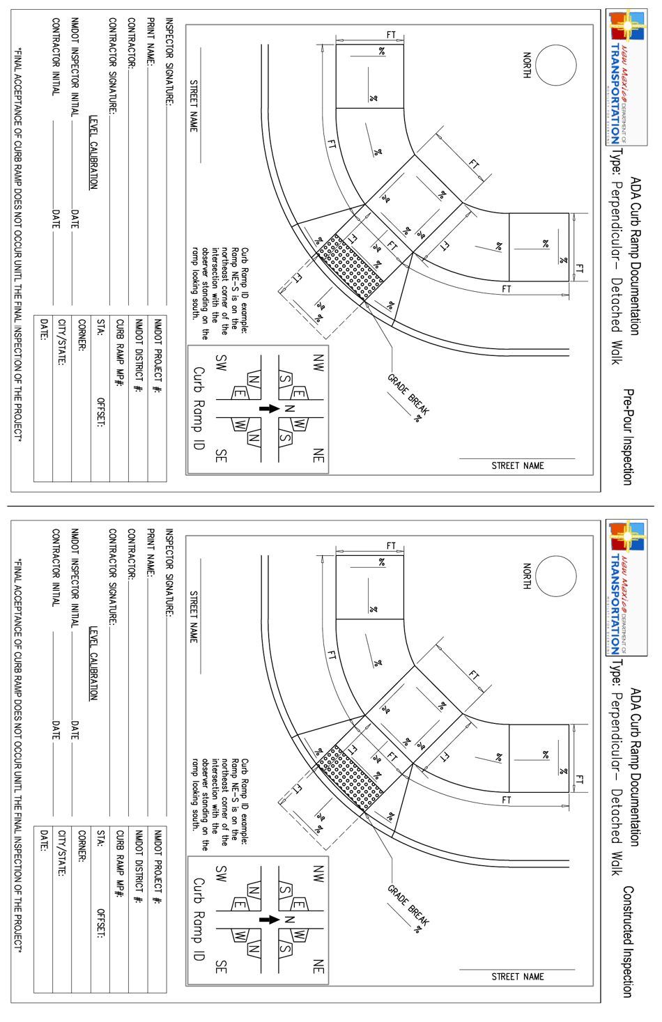Ada Curb Ramp Documentation - New Mexico, Page 9