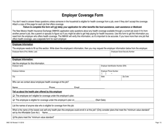 Form MAD100 Application for Medical Assistance - New Mexico, Page 15