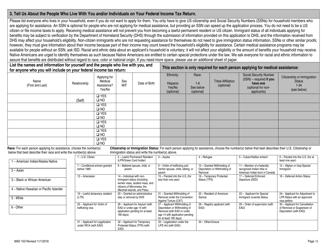 Form MAD100 Application for Medical Assistance - New Mexico, Page 3