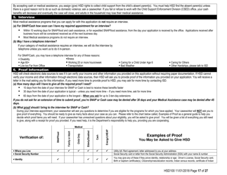 Form HSD100 Application for Assistance - New Mexico, Page 17