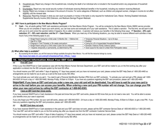 Form HSD100 Application for Assistance - New Mexico, Page 22