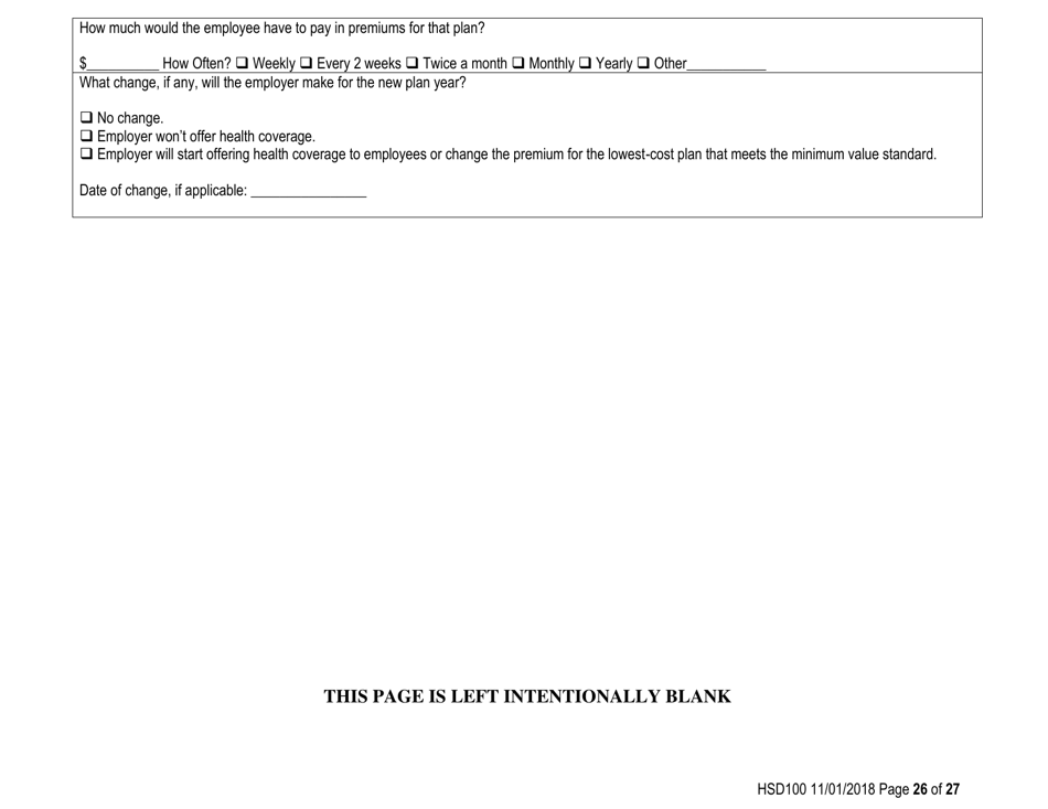Form HSD100 Application for Assistance - New Mexico, Page 26