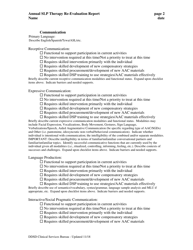 Speech-Language Pathology Annual Re-evaluation Template - New Mexico, Page 2