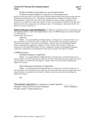 Speech-Language Pathology Annual Re-evaluation Template - New Mexico, Page 4