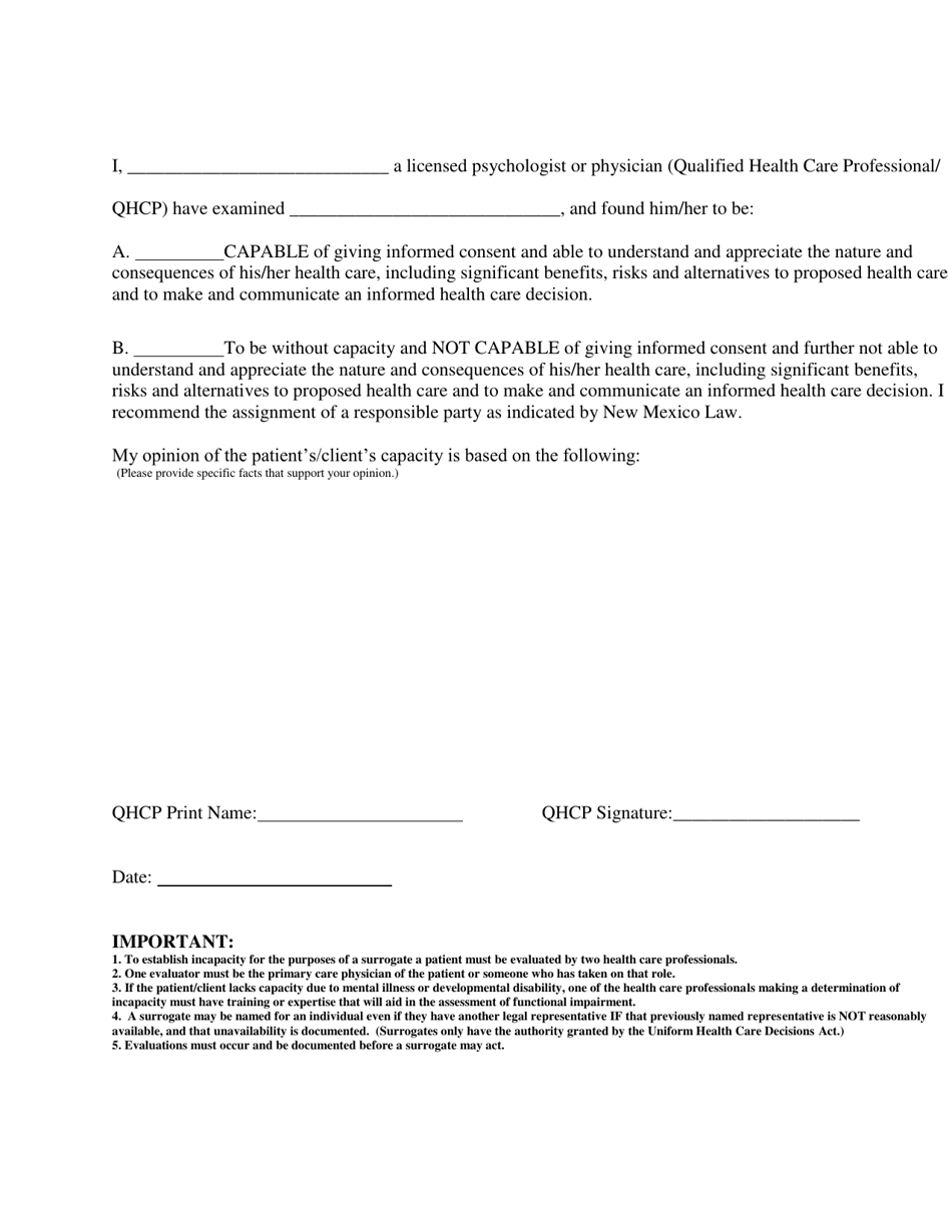 The Uniform Health Care Decisions Act - New Mexico, Page 6