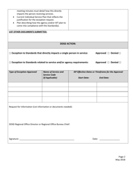 Exception Authorization Review Form - New Mexico, Page 2